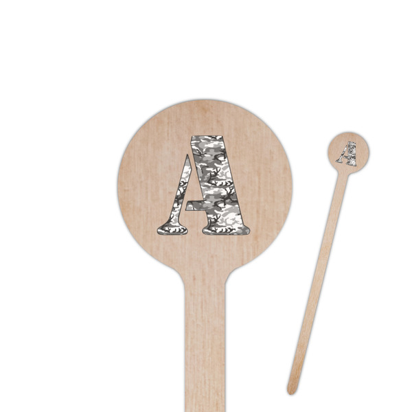 Custom Camo Round Wooden Stir Sticks (Personalized)