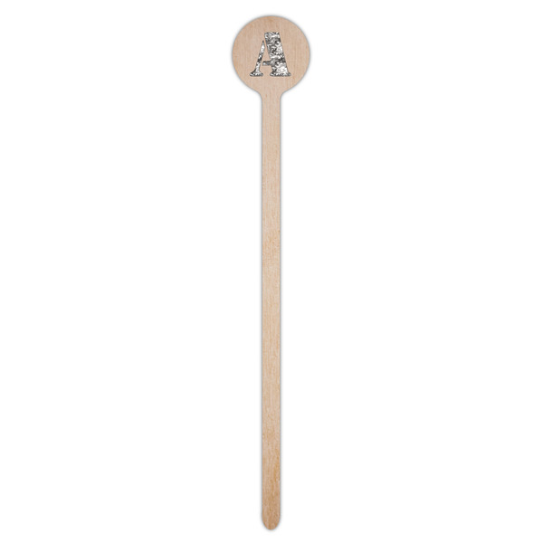 Camo Wooden 7.5" Stir Stick - Round - Single Stick
