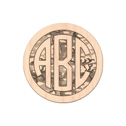 Camo Genuine Maple or Cherry Wood Sticker (Personalized)