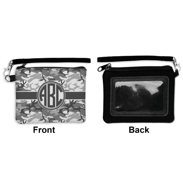 Camo Wristlet ID Cases - Front & Back
