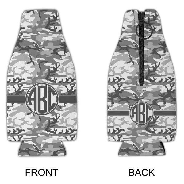 Camo Zipper Bottle Cooler - APPROVAL