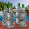 Camo Zipper Bottle Cooler - Set of 4 - LIFESTYLE
