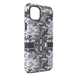 Camo iPhone Case - Rubber Lined - iPhone 14 Plus (Personalized)
