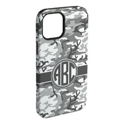 Camo iPhone Case - Rubber Lined - iPhone 15 Plus (Personalized)
