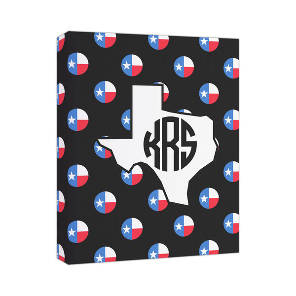 Custom Texas Polka Dots Canvas Print (Personalized)