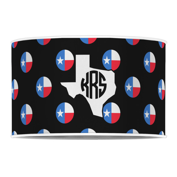 Texas Polka Dots 12" Drum Lampshade - FRONT (Poly Film)