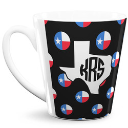 Texas Polka Dots 12 Oz Latte Mug (Personalized)