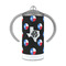 Texas Polka Dots 12 oz Stainless Steel Sippy Cups - FRONT