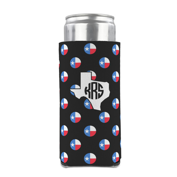 Texas Polka Dots 12oz Tall Can Sleeve - FRONT (on can)