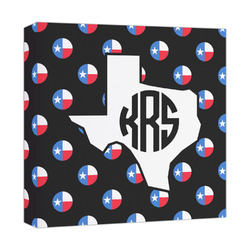 Texas Polka Dots Canvas Print - 12x12 (Personalized)