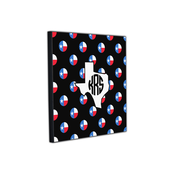 Texas Polka Dots 12x12 Wood Print - Angle View
