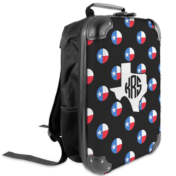 Custom Texas Polka Dots Kids Hard Shell Backpack (Personalized)