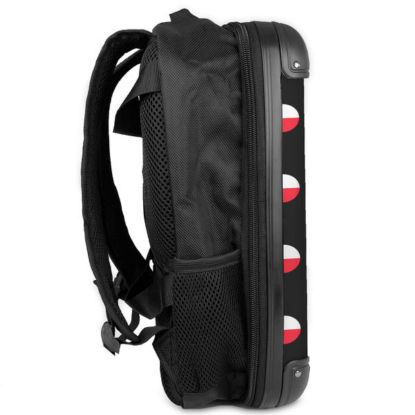 Texas Polka Dots 13" Hard Shell Backpacks - Side View