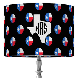 Texas Polka Dots 16" Drum Lamp Shade - Fabric (Personalized)