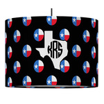 Texas Polka Dots 16" Drum Pendant Lamp - Fabric (Personalized)