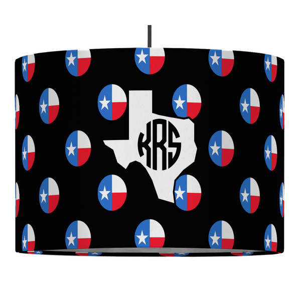 Custom Texas Polka Dots Drum Pendant Lamp (Personalized)