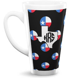 Texas Polka Dots 16 Oz Latte Mug (Personalized)