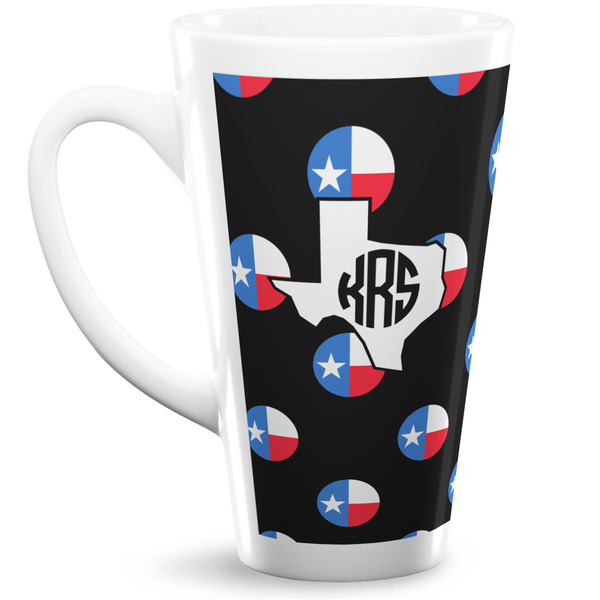 Custom Texas Polka Dots Latte Mug (Personalized)