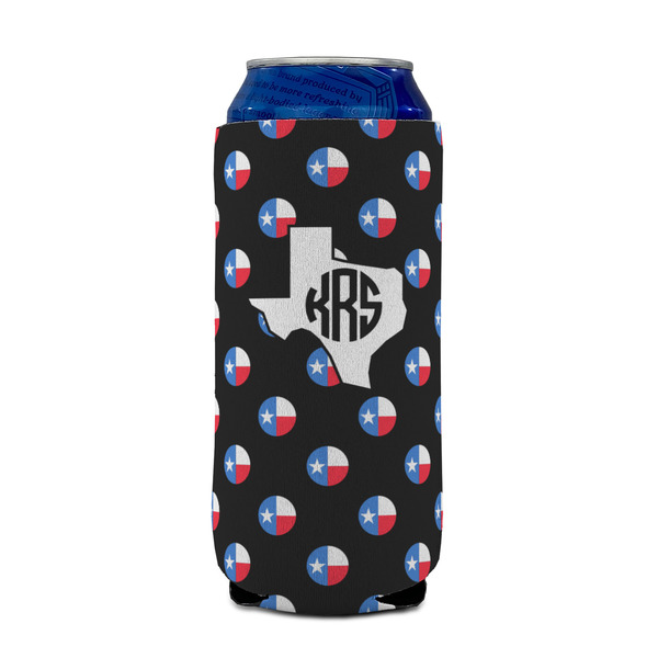 Texas Polka Dots 16oz Can Sleeve - FRONT (on can)