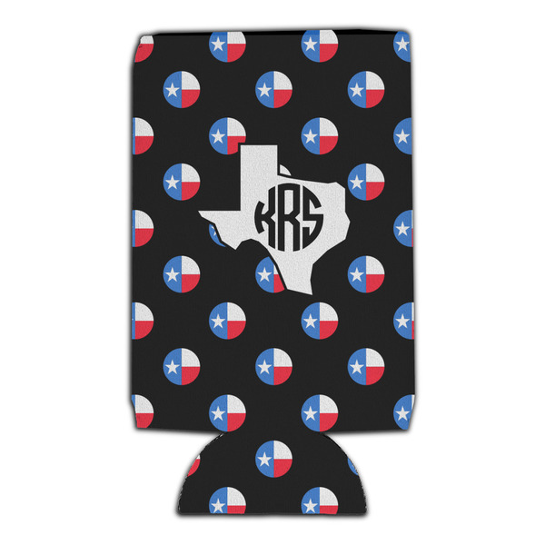 Texas Polka Dots 16oz Can Sleeve - Set of 4 - FRONT
