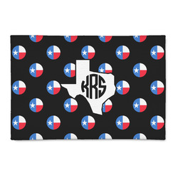 Texas Polka Dots 2' x 3' Patio Rug (Personalized)