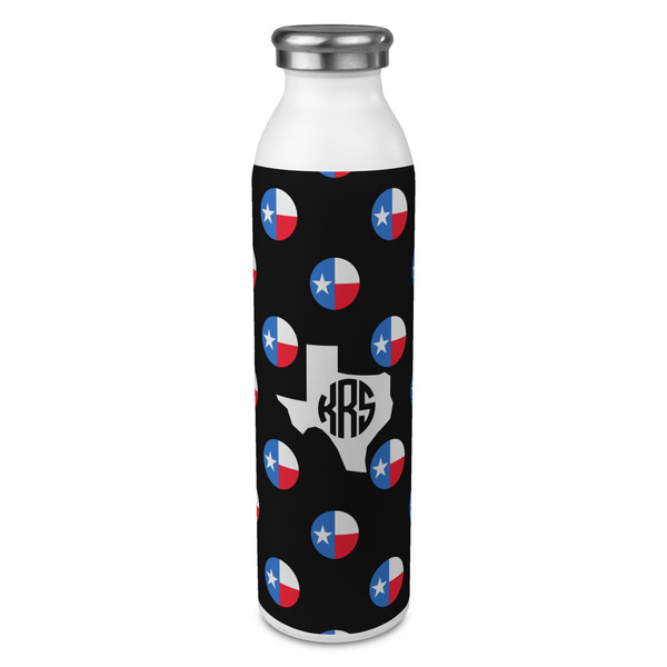 Custom Texas Polka Dots 20oz Stainless Steel Water Bottle - Full Print (Personalized)
