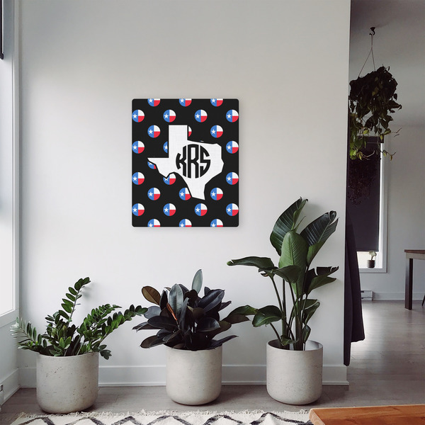 Texas Polka Dots 20x24 - Canvas Print - In Context