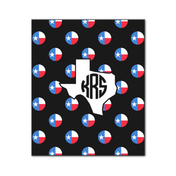 Texas Polka Dots Wood Print - 20x24 (Personalized)