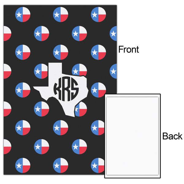 Texas Polka Dots 20x30 - Matte Poster - Front & Back