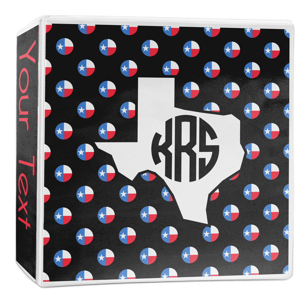 Custom Texas Polka Dots 3-Ring Binder - 2 inch (Personalized)