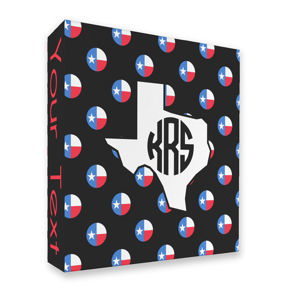 Texas Polka Dots 3 Ring Binders - Full Wrap - 2" - FRONT