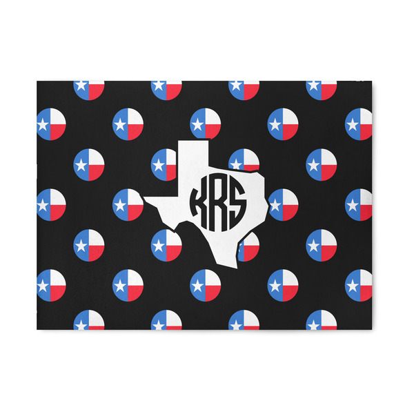 Custom Texas Polka Dots 5' x 7' Patio Rug (Personalized)