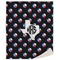 Texas Polka Dots 50x60 Sherpa Blanket