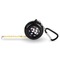 Texas Polka Dots 6-Ft Pocket Tape Measure with Carabiner Hook - Front