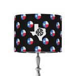 Texas Polka Dots 8" Drum Lamp Shade - Fabric (Personalized)