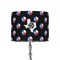 Texas Polka Dots 8" Drum Lampshade - ON STAND (Fabric)