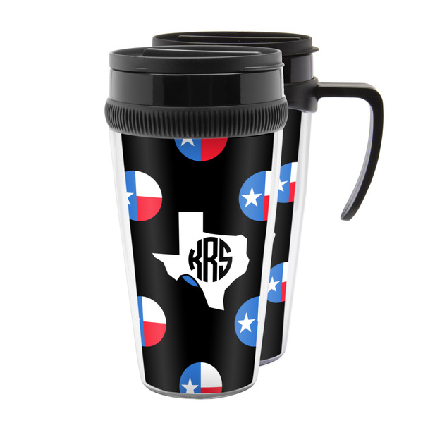 Custom Texas Polka Dots Acrylic Travel Mug (Personalized)