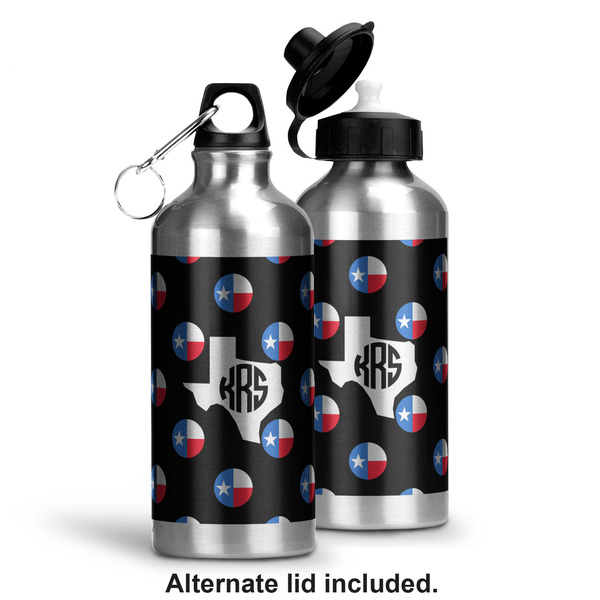 Texas Polka Dots Aluminum Water Bottle - Alternate lid options