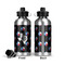 Texas Polka Dots Aluminum Water Bottle - Front and Back