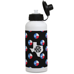 Texas Polka Dots Water Bottles - Aluminum - 20 oz - White (Personalized)