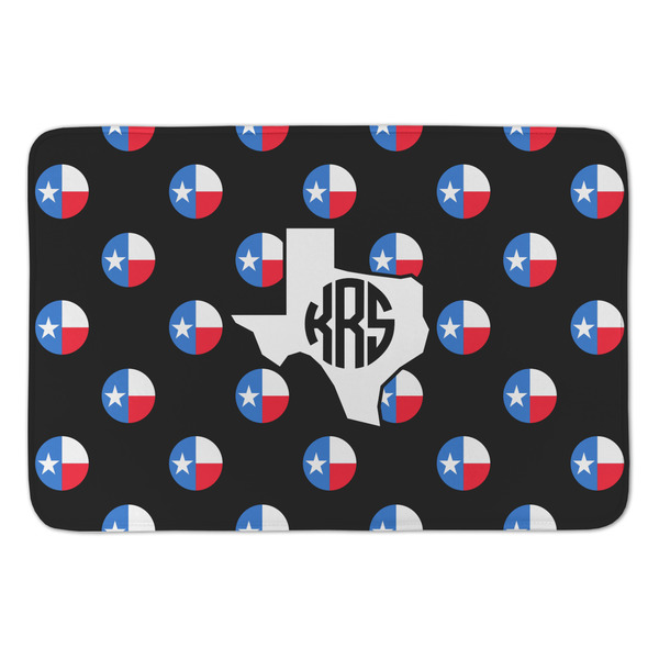 Custom Texas Polka Dots Anti-Fatigue Kitchen Mat (Personalized)