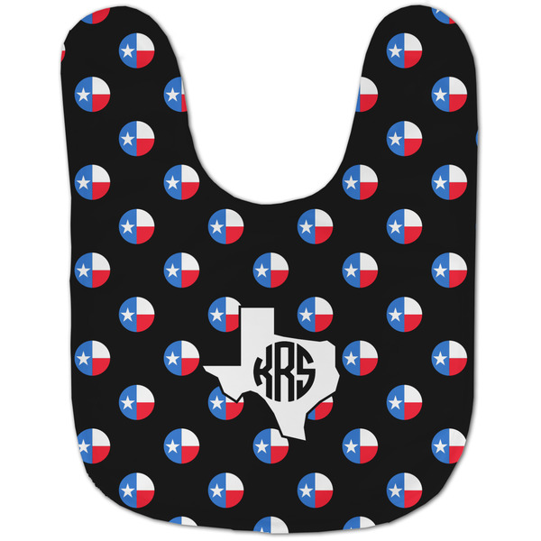 Texas Polka Dots Baby Bib - AFT flat