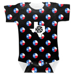 Texas Polka Dots Baby Bodysuit 6-12 w/ Monogram