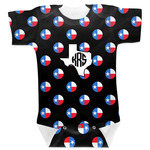 Texas Polka Dots Baby Bodysuit 0-3 w/ Monogram