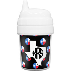 Texas Polka Dots Baby Sippy Cup (Personalized)