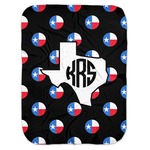 Texas Polka Dots Baby Swaddling Blanket (Personalized)