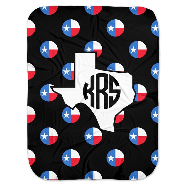Custom Texas Polka Dots Baby Swaddling Blanket (Personalized)