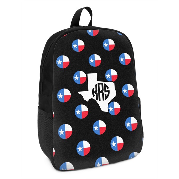 Custom Texas Polka Dots Kids Backpack (Personalized)