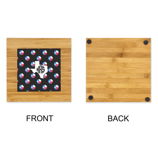 Texas Polka Dots Bamboo Trivet with 6" Tile - APPROVAL