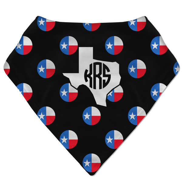 Custom Texas Polka Dots Bandana Bib (Personalized)